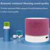 Neuer tragbarer Mini-Autoradio A9 Dazzling Crack LED Wireless Bluetooth 4.1 Subwoofer-Lautsprecher TF-Karte