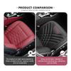 137Ice Silk Car Rear Front Seat Backrest Cushion Non-Slip Pad For Volkswagen VW Golf 4 5 6 7 GTI Tiguan Passat B5 B6 B7 CC Jetta