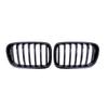 Front Bumper Hood Grilles For BMW X3 F25 2011-2013 Single Upper Racing Grills