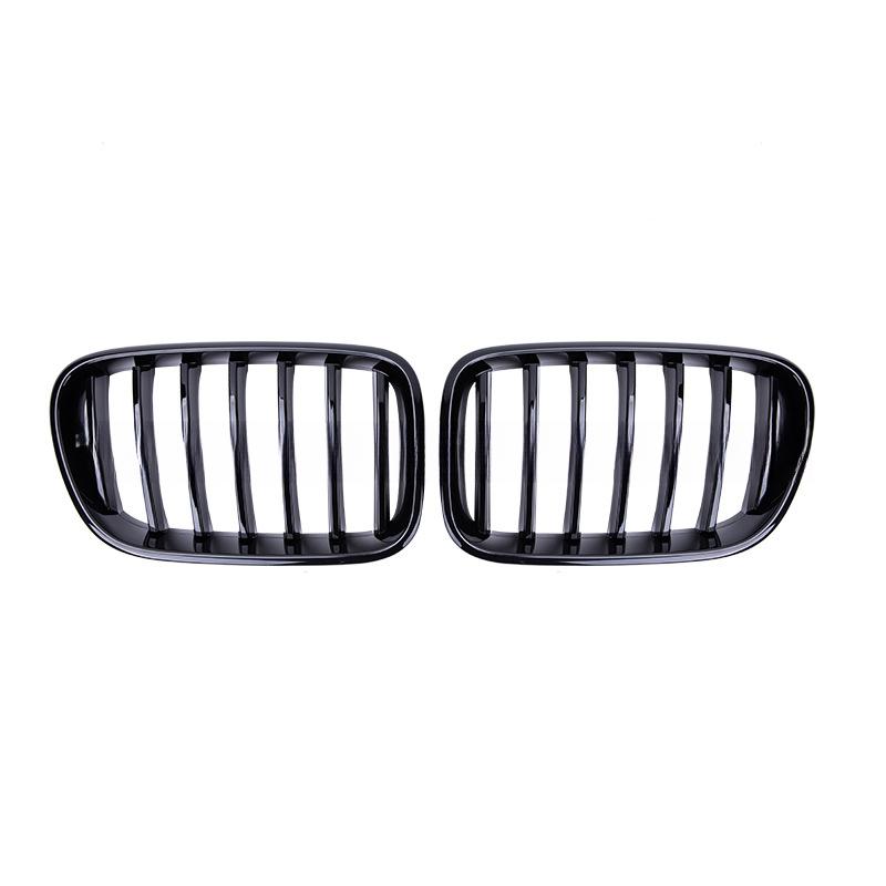 Front Bumper Hood Grilles For BMW X3 F25 2011-2013 Single Upper Racing Grills