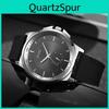 Ouki Heren Quartz Horloge Met Mineraal Glas Wijzerplaat Voor Modieuze Casual Kleding