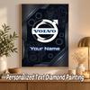 Volvo Trucks Custom Name Text 5D Diamond Painting Kit DIY Full Drill Diamond Art Decoration