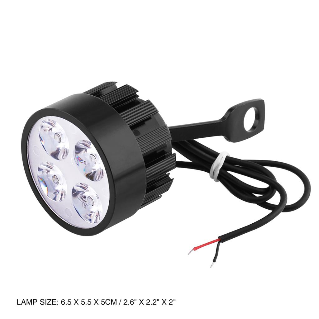 1 Par Universell Motorsykkel Hovedlys LED Kjøre Tåke Spot Hovedlys Spotlys Lampe