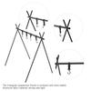 Aluminum Alloy Triangle Storage Tripod Multifunction Cookware Hanger Folding Hanging Rack  Picnic