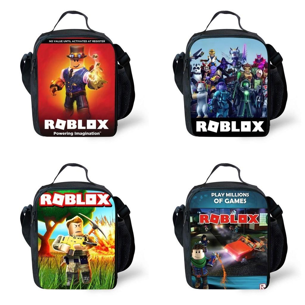 Durable Roblox Thermal Insulated Picnic Lunch Bag With Large Capacity And Easy To Wash