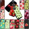 Kirsch Erdbeer Frucht Sommer Avocado Zitrone Hülle für Samsung Galaxy S25 S24 S23 FE Ultra Plus S7 Edge S25+ S23+ A56 5G Hülle