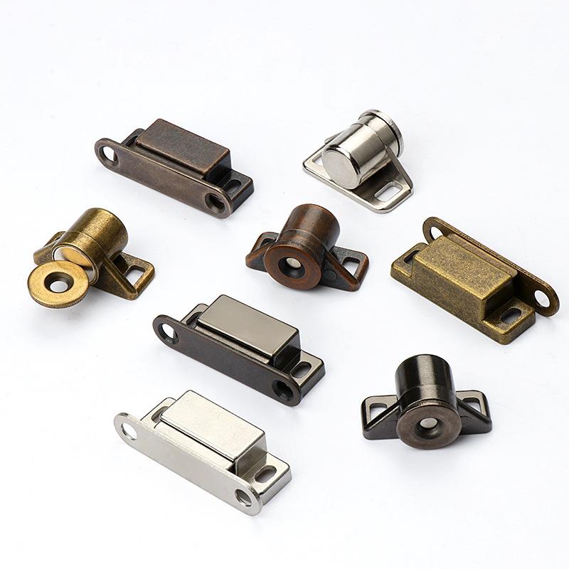 Ultra-dünne Riegel Schranktürschließer Schrankfangtüren Stopper Möbelbeschläge Stark magnetisch Küchenzubehör