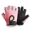 Gym Cycling Gloves for Women Men Fitness UV Protection Fingerless Summer Breathable Mesh Anti-Slip Workout Weightlifting Gloves