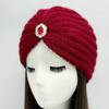 Autumn and winter women's wool hat knitted hat shows a small face Xinjiang hat Arabian hat fashionable warm and breathable
