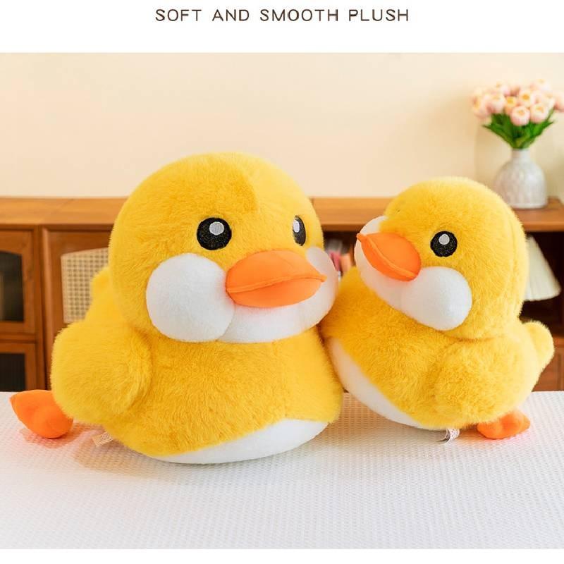 Plush Duck Yellow Toy Cartoon Stuffed Animal Doll Room Decoration Kids Gift