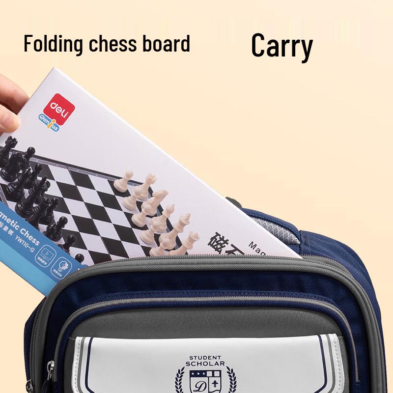 Deli Portable Magnetic Folding Chess Set