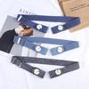 New Buckle-free Elastic Invisible Belt for Jeans Belt Without Buckle Easy Belts Women Men Stretch No Hole Belt