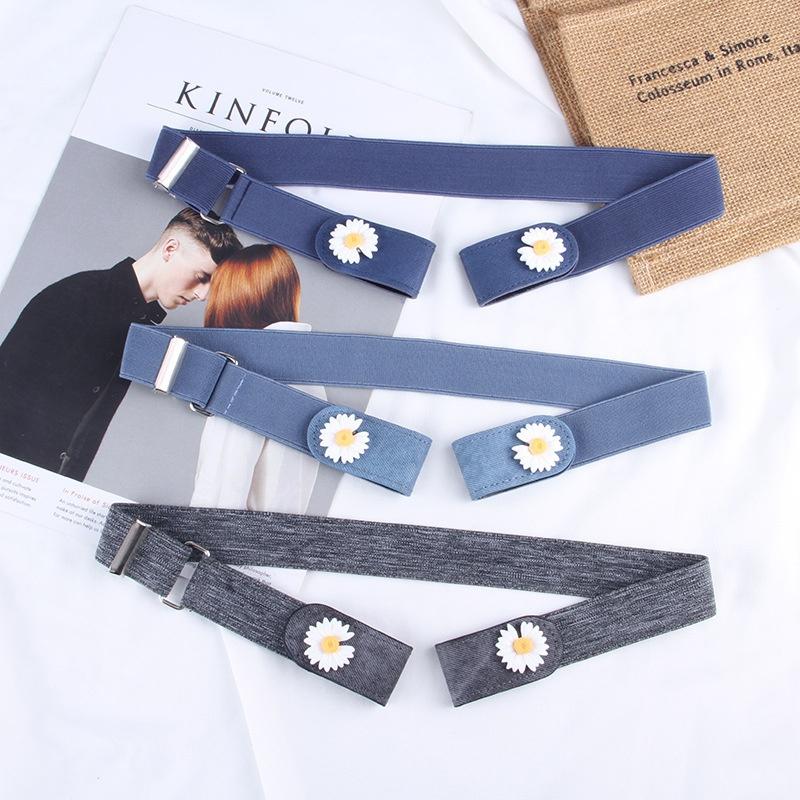 New Buckle-free Elastic Invisible Belt for Jeans Belt Without Buckle Easy Belts Women Men Stretch No Hole Belt