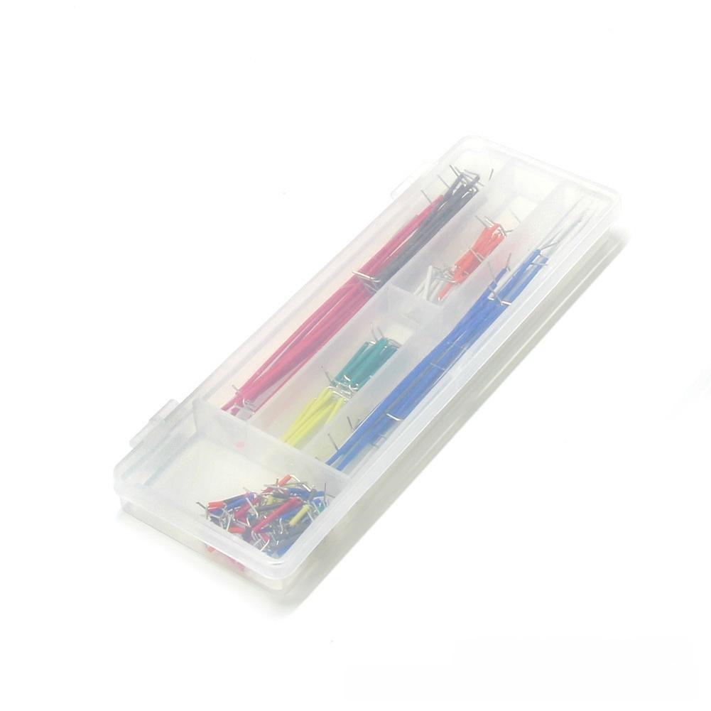 

140 pcs Breadboard For Jumper Wire Kit Assorted Ends Preformed Shape for Circuit Prototyping and Educational Applications China Mainland
