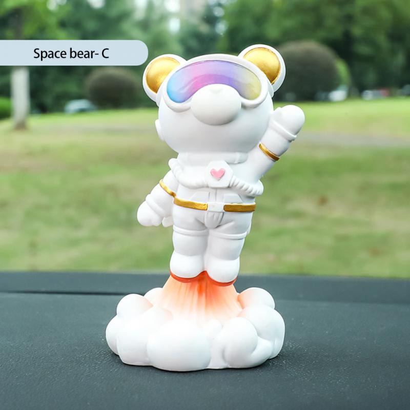 

Figurines Add Color Modern Art Gifts Miniatures Cute Shape Carton Packaging Astronaut Uniform Color Material Resin Process