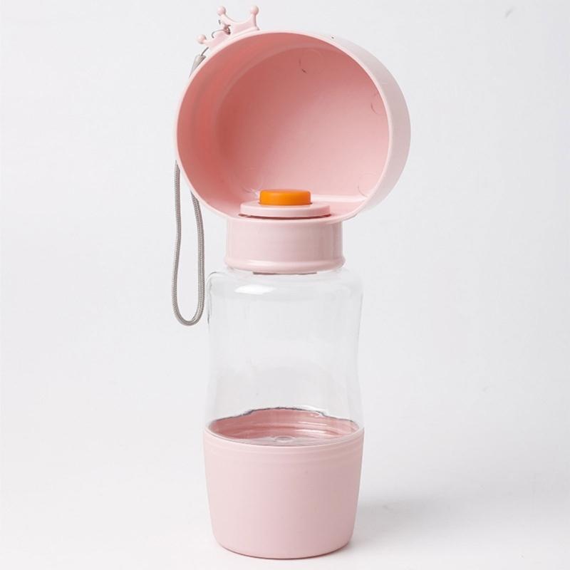 Dogs Water Bottle Feeder Cup Portable Water Food Bottle Pet Travel Eating Drinking Dogs Cup Water Bottle for Outdoor