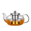 High-Temperature Resistant Glass Fiber Leak-Proof Tea Set: Thickened Borosilicate Glass Gongfu Teapot & Cups