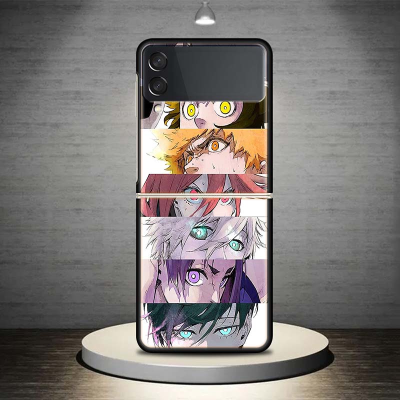 

Blue Lock Isagi Yoichi For Samsung Galaxy Z Flip 7 6 5 4 3 5G Phone Case Black Cover ZFlip 7 6 5 4 3 Shockproof Bumper Coque Gal Samsung Z Flip 5