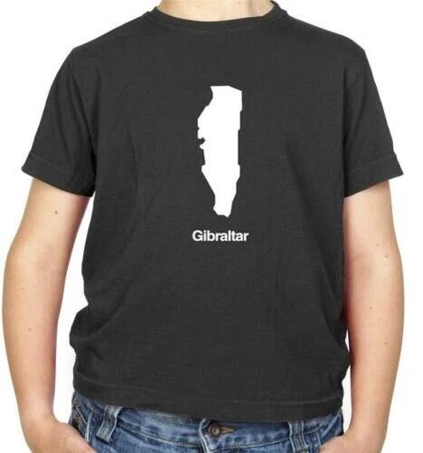 Country Silhouettes Gibraltar Kids T-Shirt - Spain - Rock - Strait - Travel 100