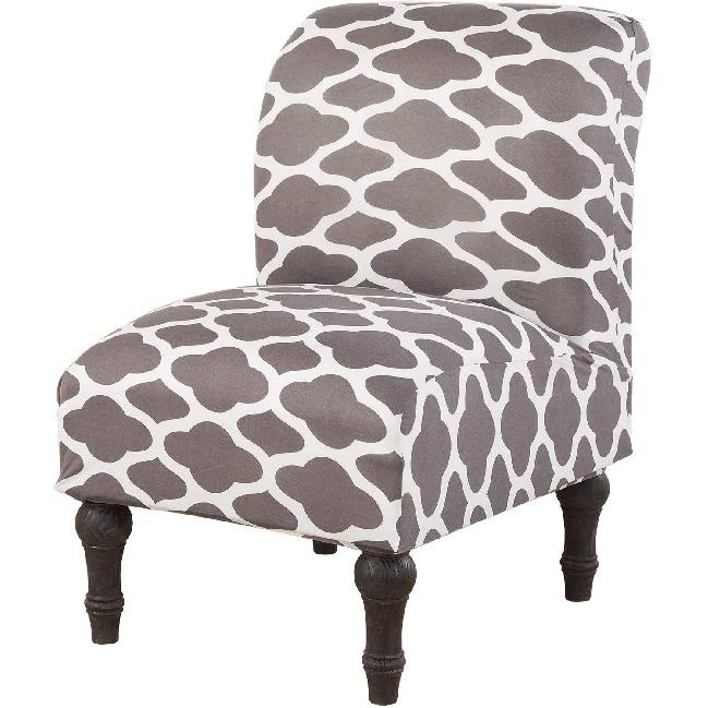 Armless Accent Chair Cover Slipcover Stretch Jacquard Furniture Protector Covers for Living Room #1 One Size