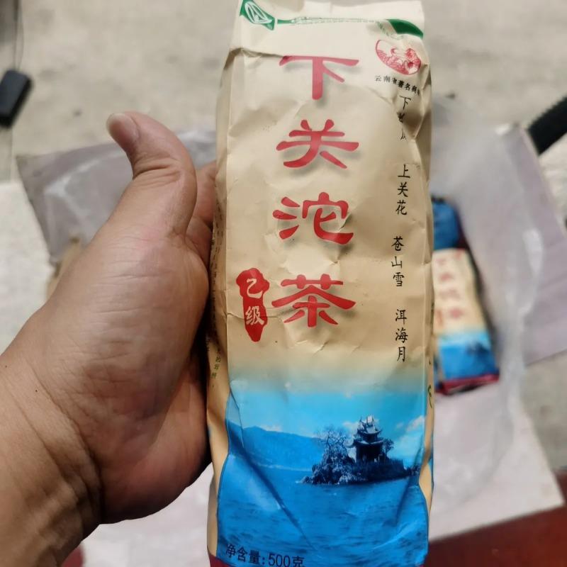 Китайский выдержанный чай пуэр Xiaguan YI JI Tuocha 2009 года Tuo Cha Pu er Raw Shen — фото 3