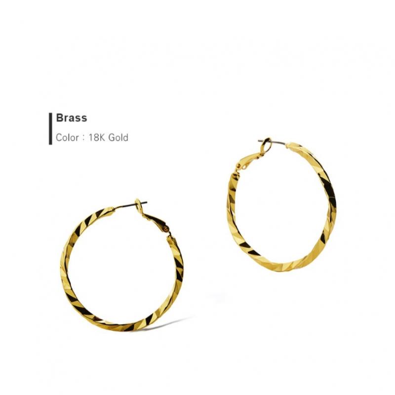 Tani By mineTani Cut Hoop Earring Ms4e119o