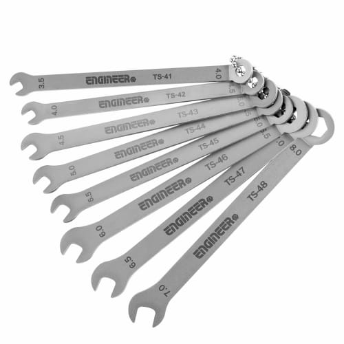 ENGINEER Mini Wrench Set, 8-Piece Set, TS-04