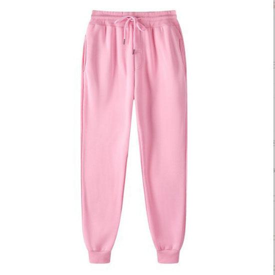 Men's Casual Jogging Athletic Training Pants Autumn Comfortable Solid Colour Skinny Drawstring Elastic Waist Sweatpants