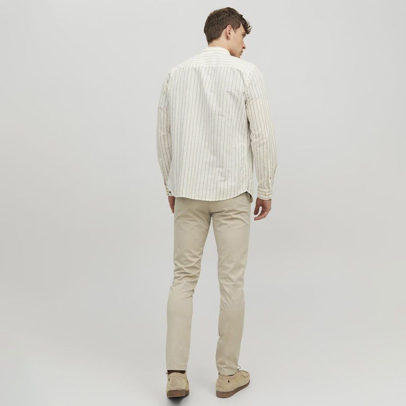 Men's Regular Fit Chino Trousers with Zip Closure JACK & JONES