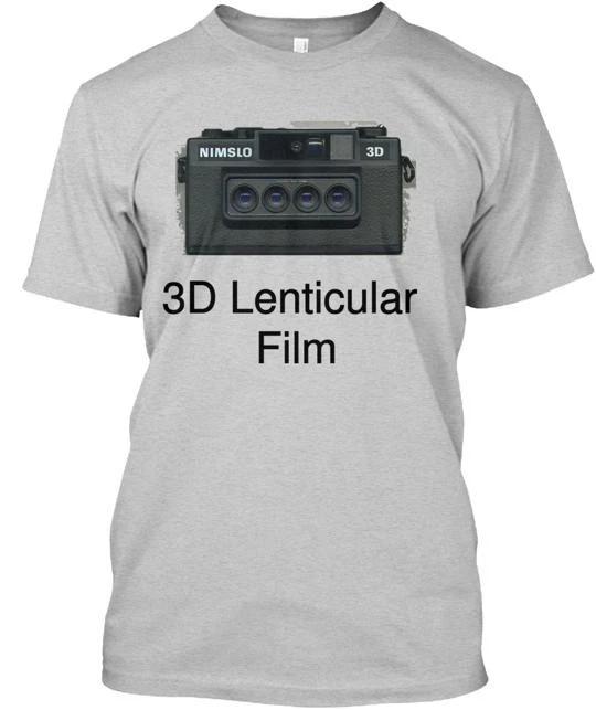 

Classic Cameras Shoot Film 3D Lenticular T shirt Made in the USA Size S to 5XL 3XL