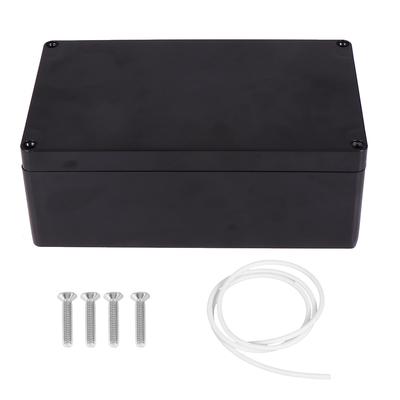 2Pcs Sturdy Waterproof Plastic Electric Junction Box Sealed Dustproof Project Enclosure for Amplifier Power Supply DIY