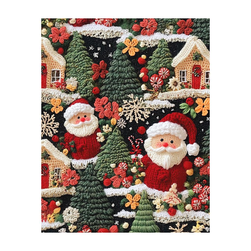 Christmas tablecloth rectangular lace tablecloth (lace)