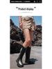 Damen Hohe Rutschfeste Gummistiefel - Wasserdichte Gummischuhe für Alle Jahreszeiten