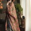 Johnature Camicie Vintage da Donna Stampa Floreale Top Primavera Stile Cinese Manica Lunga Patchwork Alta Qualità Camicie Lunghe