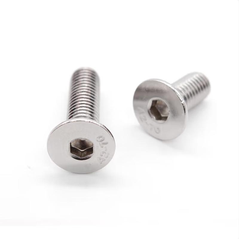 DIAIEN DIN 7991 Flat Head Hex Socket Screw, A4-70