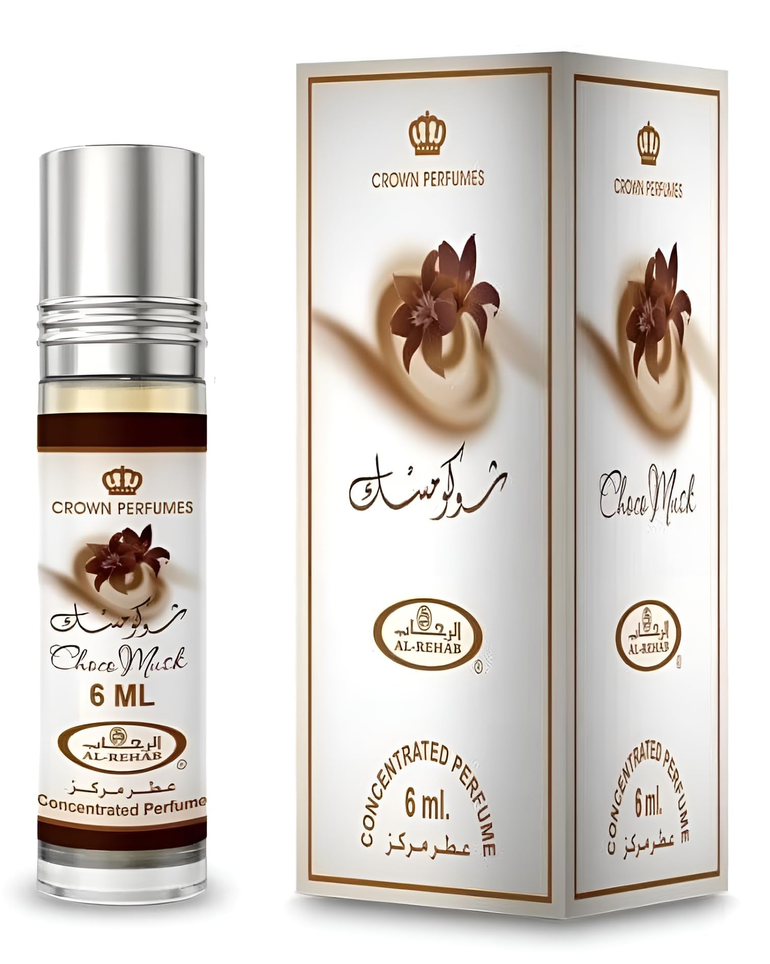 Al-Rehab Unisex Adult Choco Musk Concentrated Perfume Oil, 6 Ml Attar