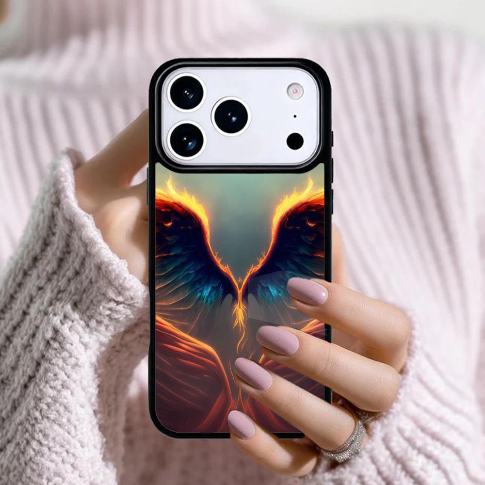Fantasy Angel Girl Wings Phone Case For Apple iPhone 17 Air 16E 15 14 Plus 13 12 11 Pro Max Mini Funda Cover