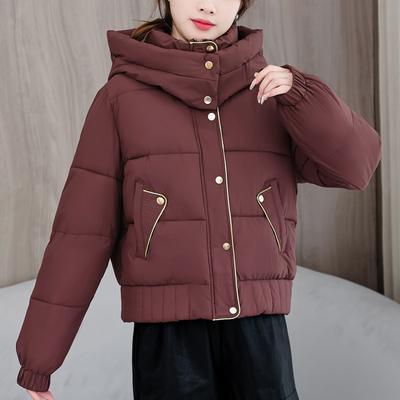 Giacche Invernali alla Moda Donna Parka Corti con Cappuccio Spessi Caldi Casual Cappotti da Donna