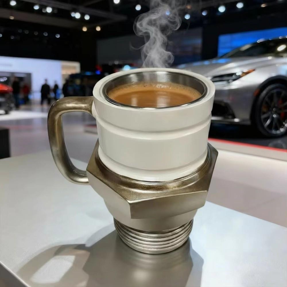 Auto-Zündkerzen-Tasse Lustige Trinktasse Kaffeetasse Tasse mit Automobil-Thema Auto-Enthusiast