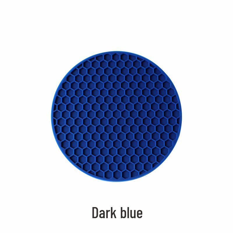 Honeycomb Silicone Coaster - Non-slip, High-Temperature Resistant, Waterproof Heat Insulation Pad