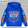 Bruh 67 Six Seven Funny Brainrot Meme Children's Hoodie Boys Girl Hooded Pullover Hiphop Streetwear Soft Casual Warm Sweatshirt