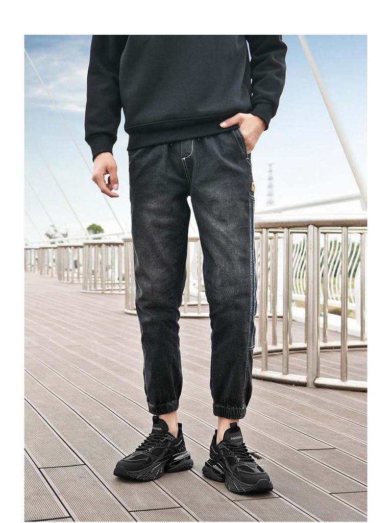 Lightweight Men's Trendy Autumn Running Sneakers: Casual, Versatile Fashion Dad Shoes for Youth Sports