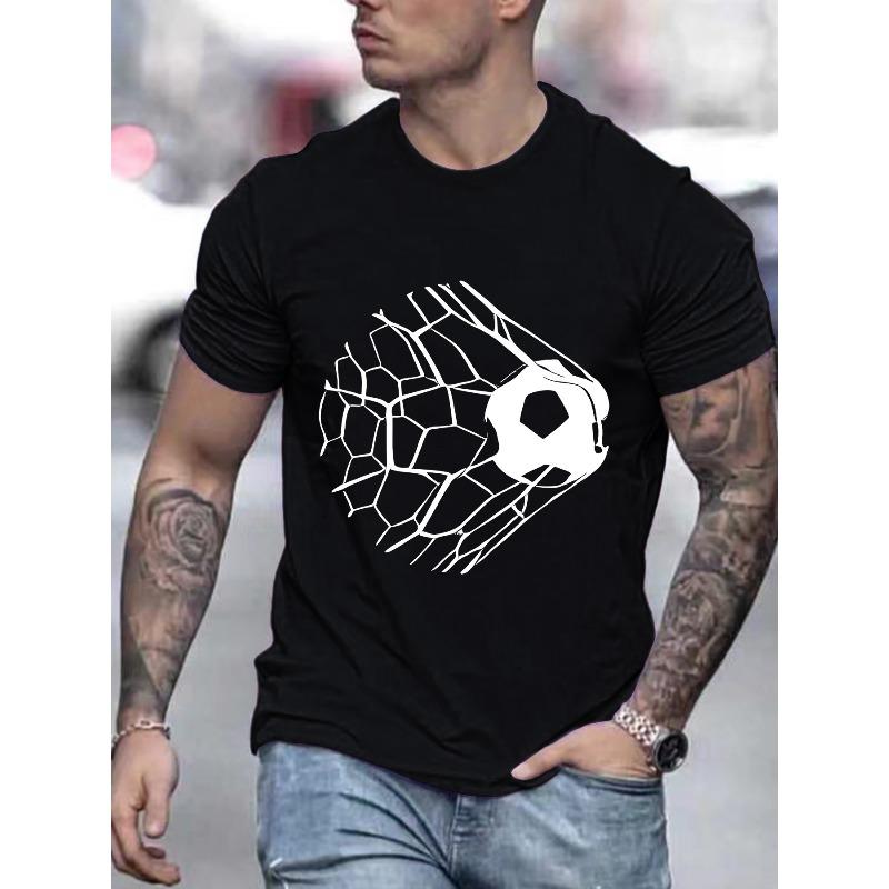 Summer Menswear Fashion Pattern Short Sleeve T-shirt