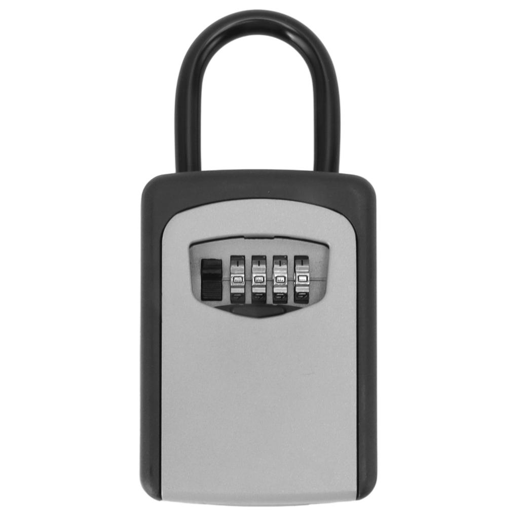 Schlüsselkasten mit Zahlenschloss, große Kapazität, Wandmontage, rücksetzbar, 4-stellig, Schlüsselaufbewahrung, Sicherheits-Schlüsselkasten für Haus