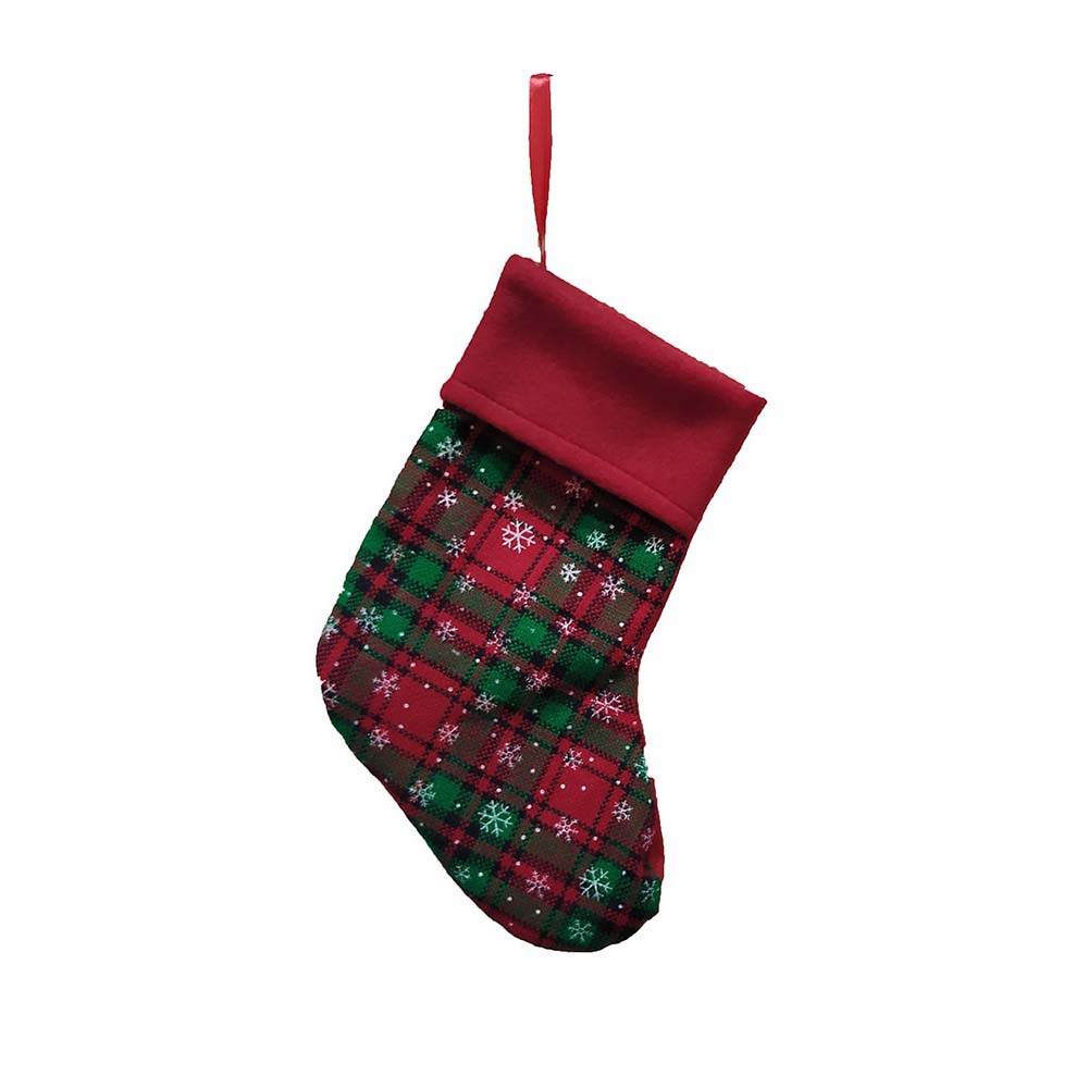 Santa Claus Christmas Stocking Sack Multi-purpose Christmas Gift Bag  Fireplace