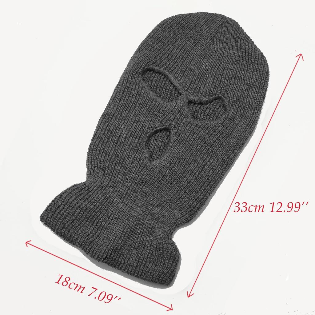 [Trifong] Balaclava, Cold Protection, Dark Gray, Balaclava, For Winter, Not