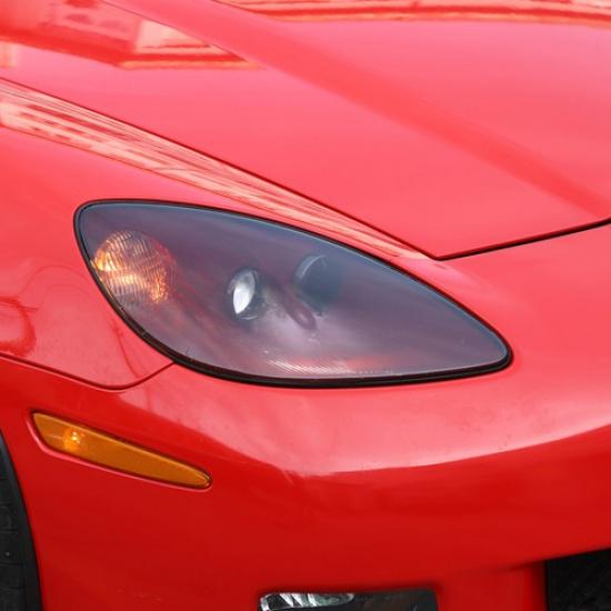Headlight Tint Film Decal Vinyl Trim Sticker For Corvette C6 2005-2013
