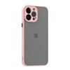 Korpuss iPhone 13 Pro - E.F.CONNECTION - Matēts silikons - Triecienizturīga aizsardzība - Rozā