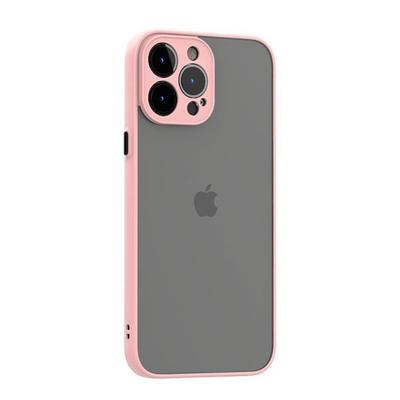 Skal för iPhone 13 Pro - E.F.CONNECTION - Matt Silikon - Stötsäkert Skydd - Rosa