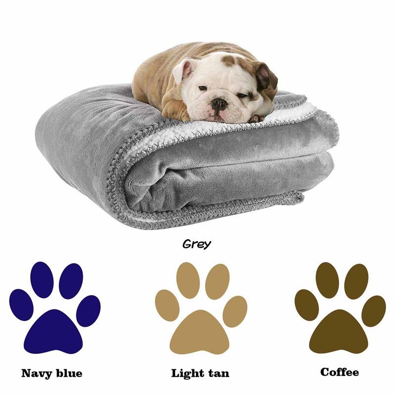 Waterproof Dog Pet Blanket Cover Water-Resistant Pet Blanket for Bed Couch Protection Soft Plush Reversible Blanket for Dog